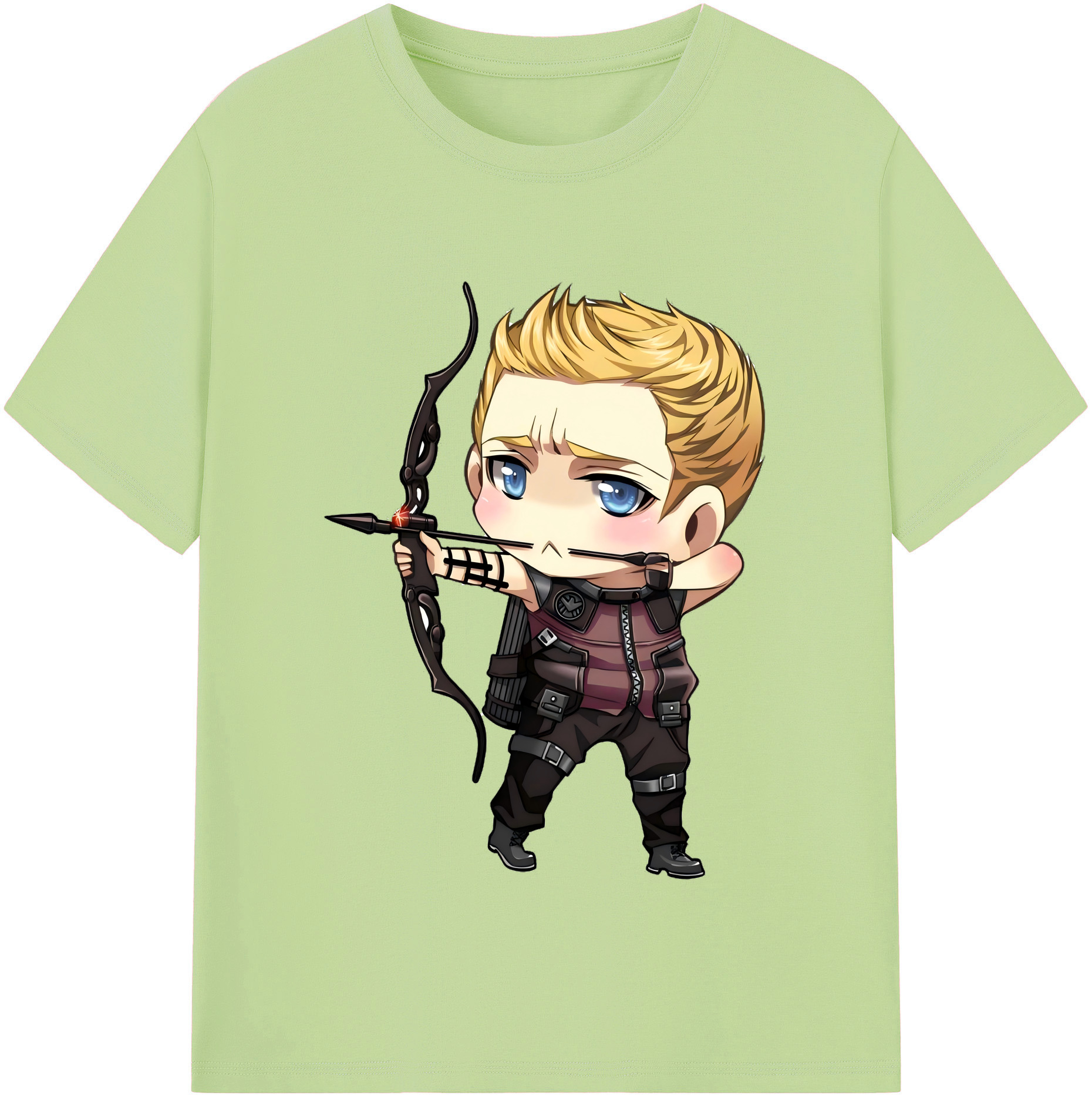 （画像用） アベンジャーズ The Avengers 綿100％半袖Tシャツ（フロントプリント）